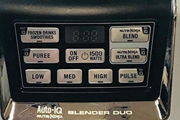 Ninja Blender Duo With Auto-IQ control panel