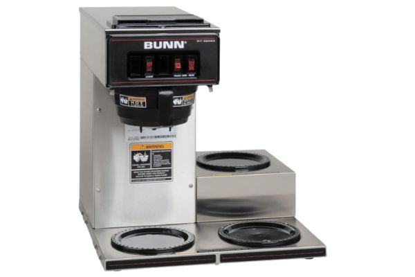 BUNN VP17-3 Low Profile Pourover Commercial Coffee Maker