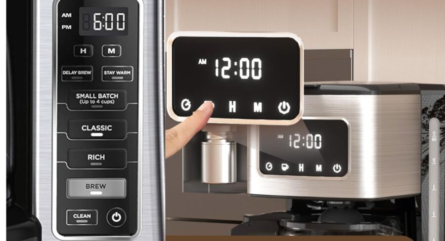 Ninja CE251 vs Empstorm EM-12D 12 Cup Coffee Makers control panel