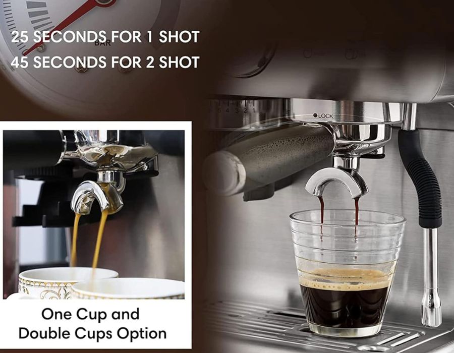 Sincreative Espresso machine with Grinder