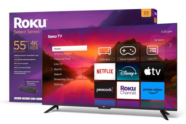 Roku Select Series 4K TV design