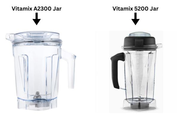 Vitamix A2300 Vs Vitamix 5200 jar comparison