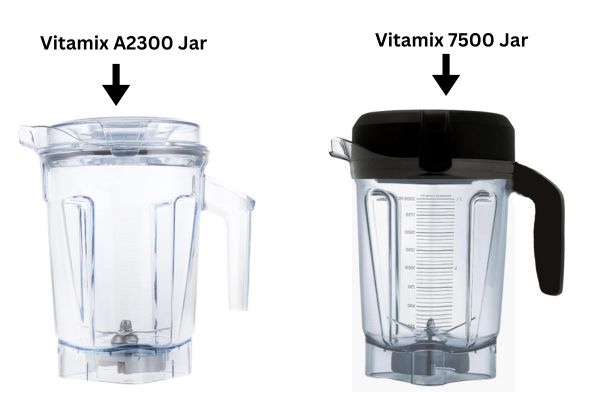 Vitamix A2300 Vs Vitamix 7500 jars