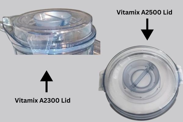 Vitamix A2300 Vs Vitamix A2500 Blenders lids