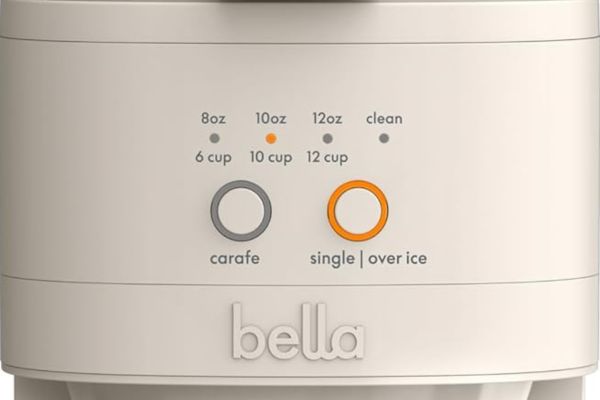 BELLA VersaBrew 2-in1 Coffee Maker User Interface