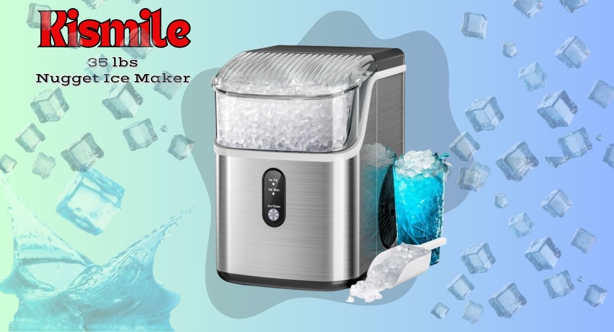 Kismile 35 lbs Nugget Ice Maker