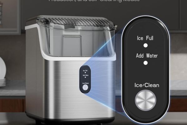 Kismile 35 lbs Nugget Ice Maker User Interface 