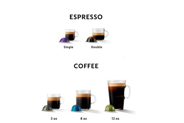 Nespresso Vertuo POP+ Deluxe pod sizes