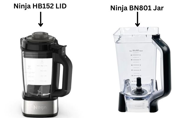 Ninja Foodi Cold and Hot Blender vs Ninja BN801 Professional Plus Kitchen System jar