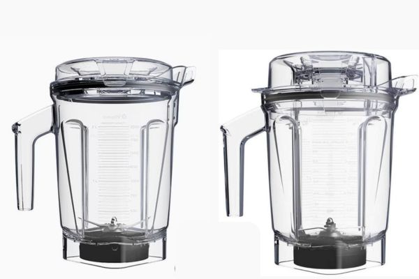 Vitamix Venturist Pro Vs Vitamix A2500 Jar and Lid Material & Shape