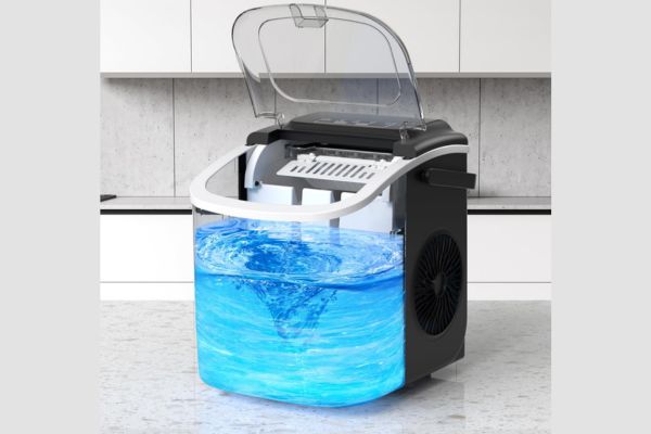 CROWNFUL Ice Maker Easy to Clean