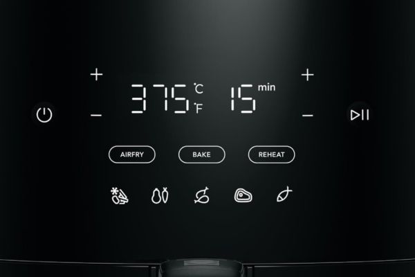 Frigidaire Air Fryer User Interface