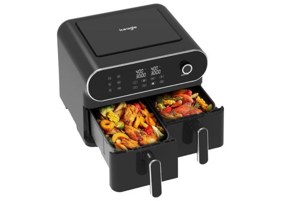 Iceagle Dual Basket Air Fryer Design and Build Quality