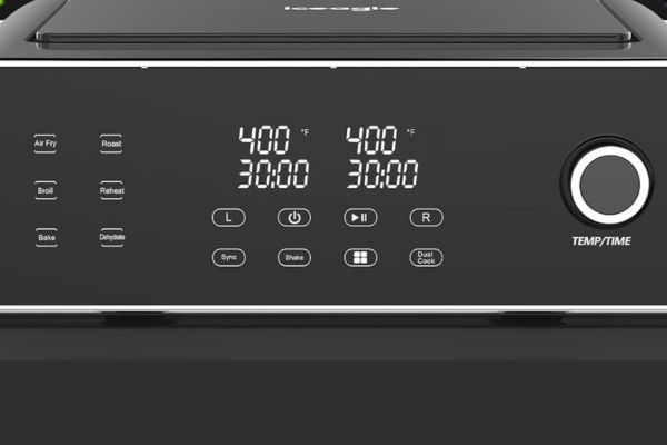 Iceagle Dual Basket Air Fryer User Interface 