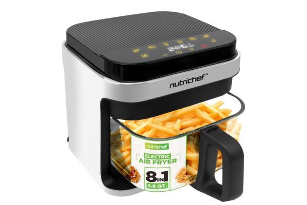 Nutrichef 5.8 Quart Air Fryer Overall Design & Build Quality