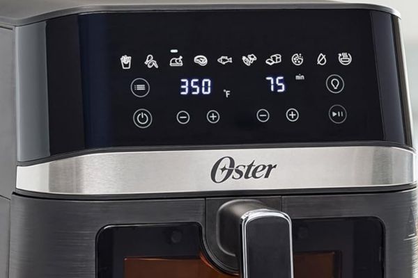  Oster 6 Quart Digital Air Fryer user interface