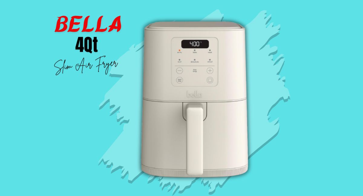 BELLA 4Qt Slim Air Fryer