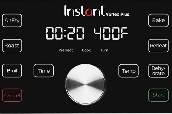 Instant Pot Vortex Plus 6QT XL Air Fryer User Interface