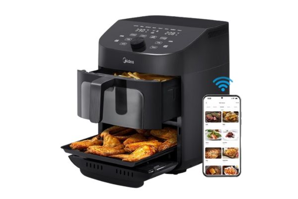 Midea Dual Basket Air Fryer Design and Build Quality