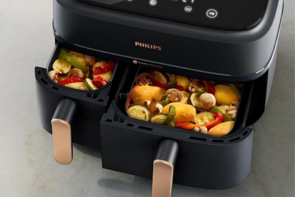 Philips 3000 Series Dual Basket Air Fryer Cooking Capacity